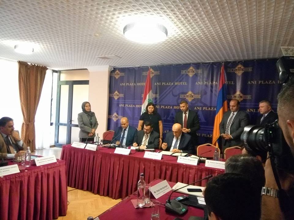 Армения и Ирак подписали протокол о новом формате сотрудничества