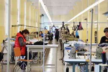 Production volumes of Armenia`s textile industry increased 2.1-fold  in year