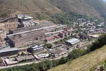 Zangezur Copper-Molybdenum Combine topped list of largest taxpayers  in Armenia